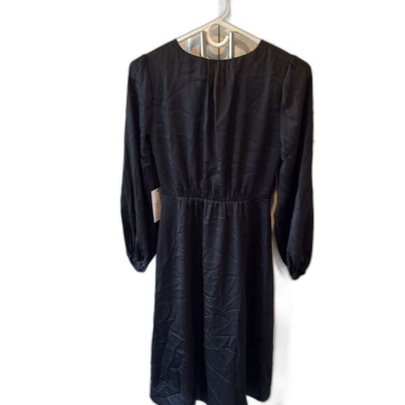 NWT Ali & Jay Women's Women Midi Long Sleeve Crepe Dress. Size Small - Picture 8 of 8